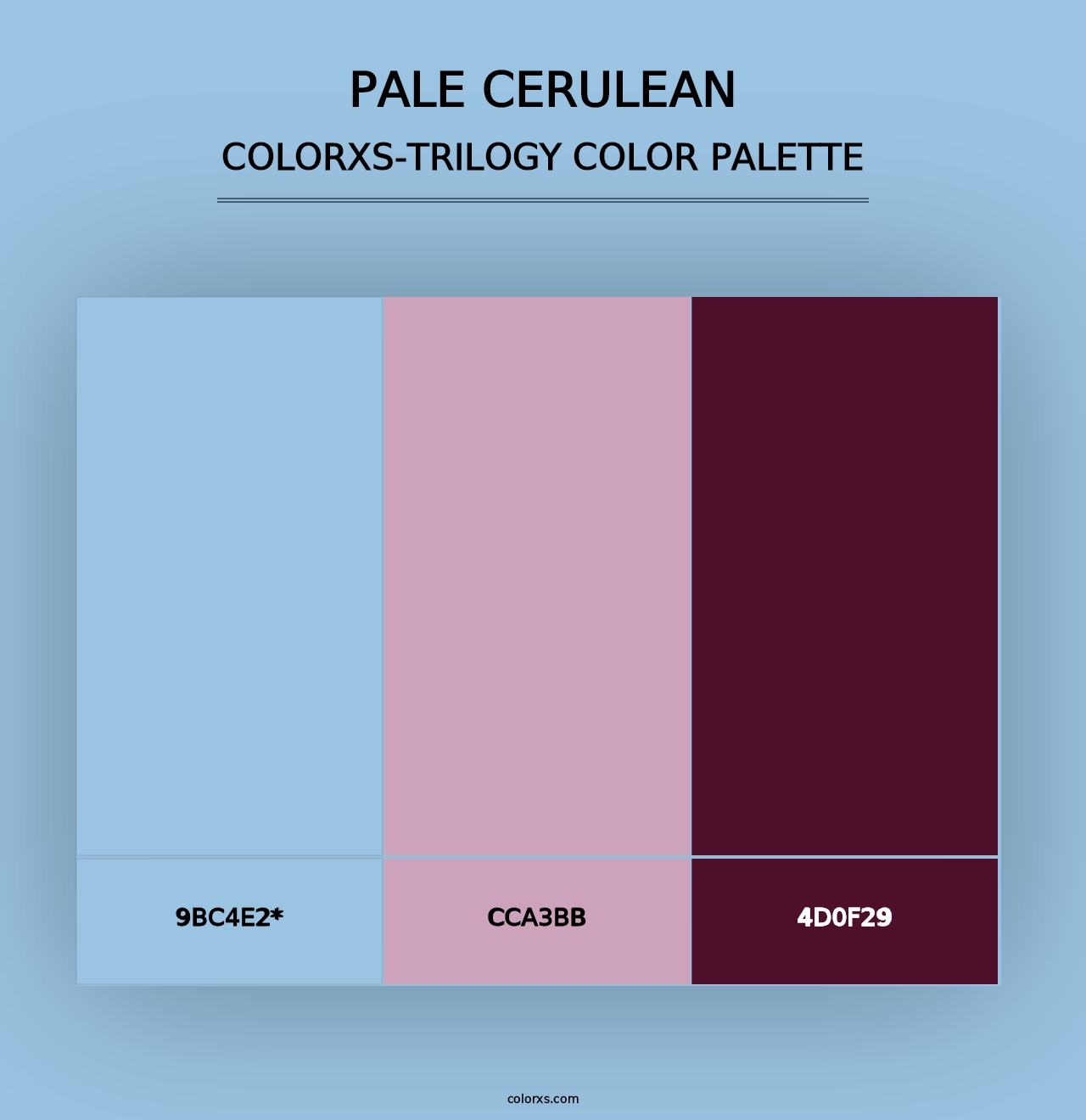 Pale Cerulean - Colorxs Trilogy Palette