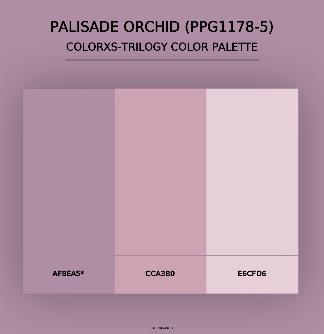 Palisade Orchid (PPG1178-5) - Colorxs Trilogy Palette