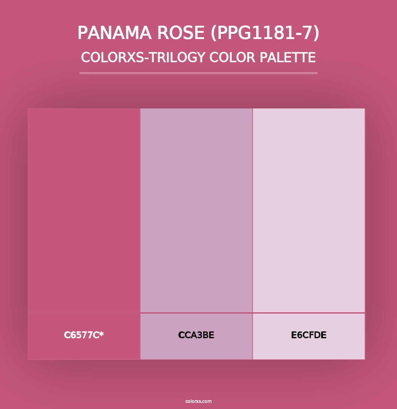 Panama Rose (PPG1181-7) - Colorxs Trilogy Palette