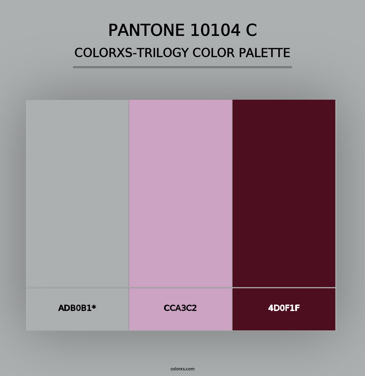 PANTONE 10104 C - Colorxs Trilogy Palette