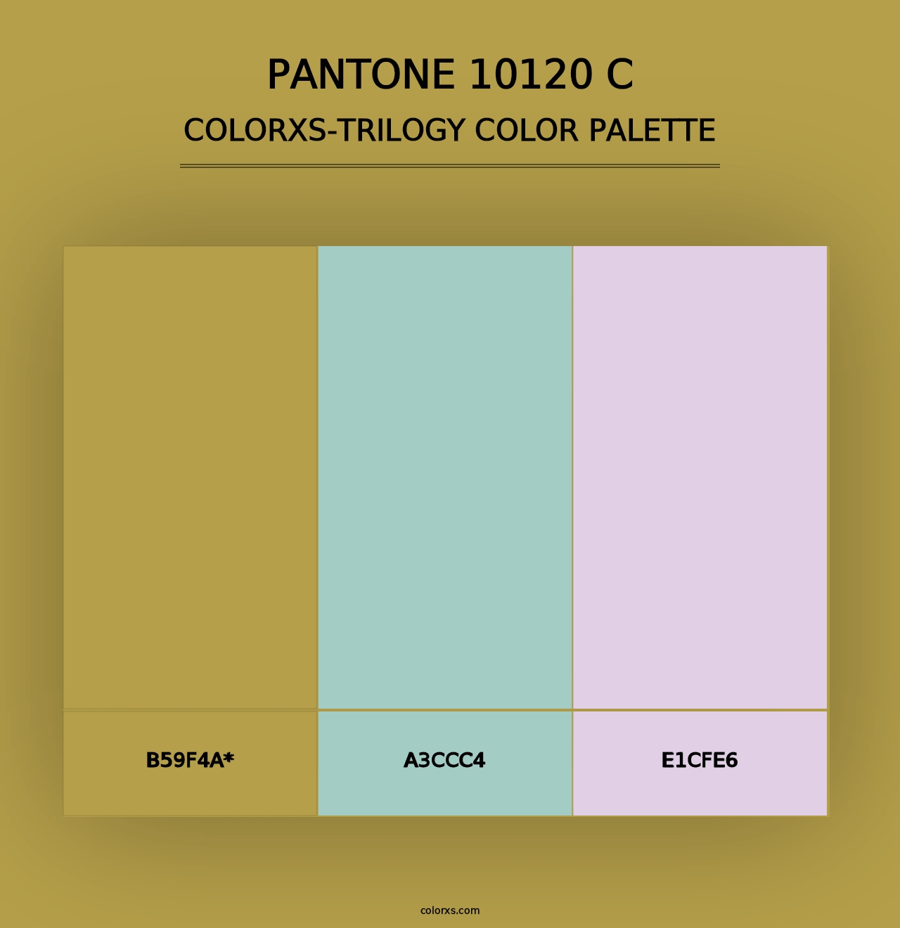 PANTONE 10120 C - Colorxs Trilogy Palette