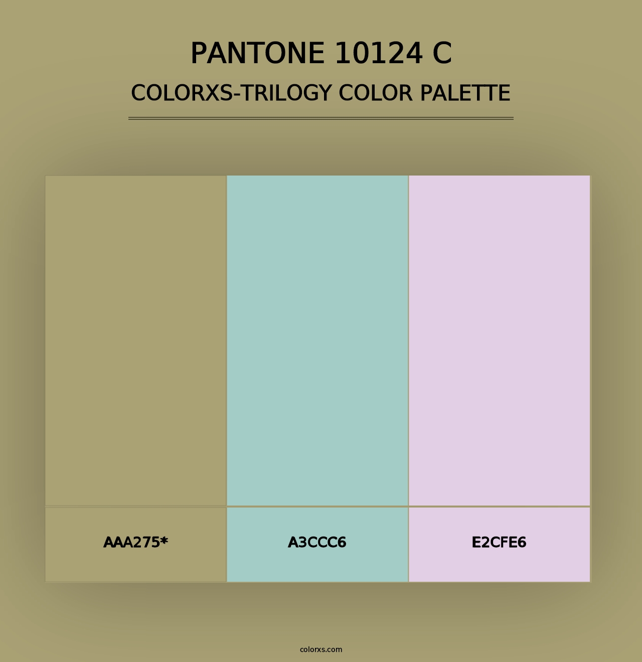 PANTONE 10124 C - Colorxs Trilogy Palette