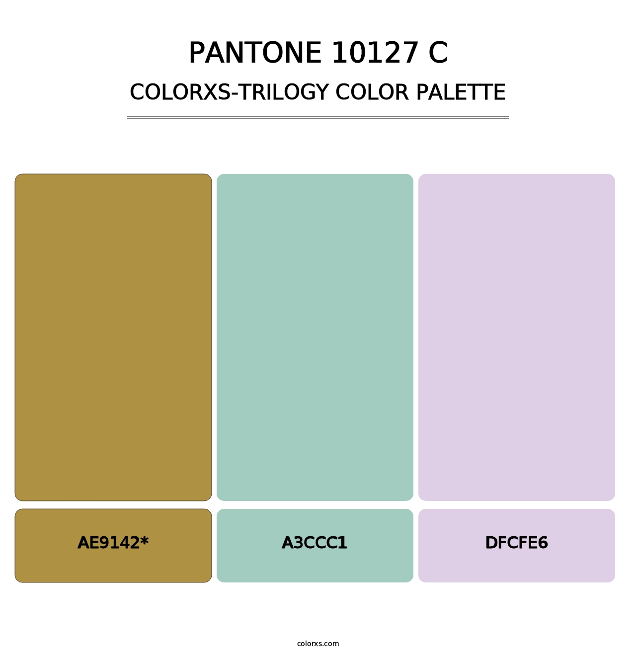 PANTONE 10127 C - Colorxs Trilogy Palette