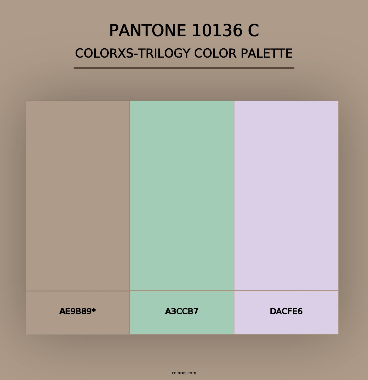 PANTONE 10136 C - Colorxs Trilogy Palette