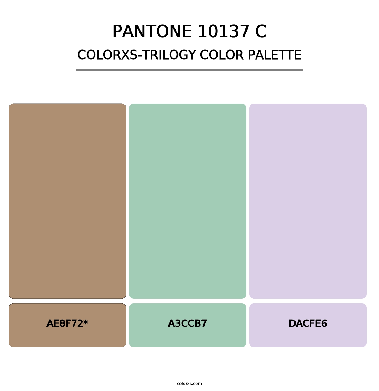 PANTONE 10137 C - Colorxs Trilogy Palette