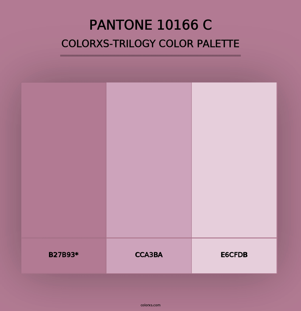 PANTONE 10166 C - Colorxs Trilogy Palette