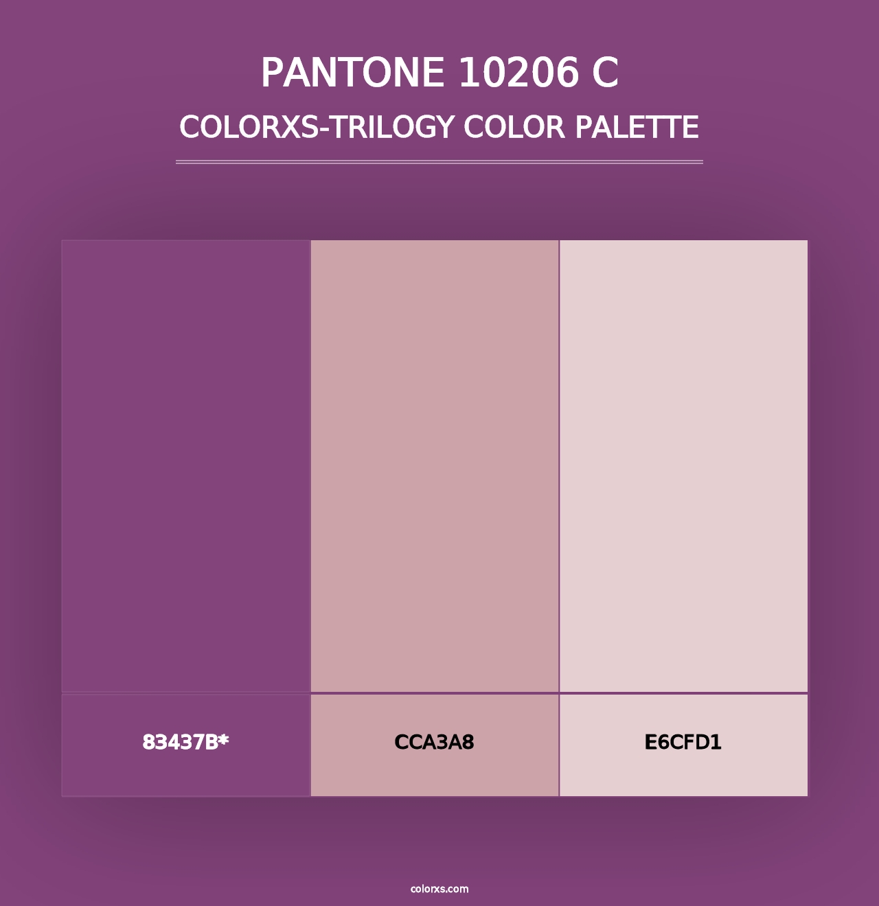 PANTONE 10206 C - Colorxs Trilogy Palette