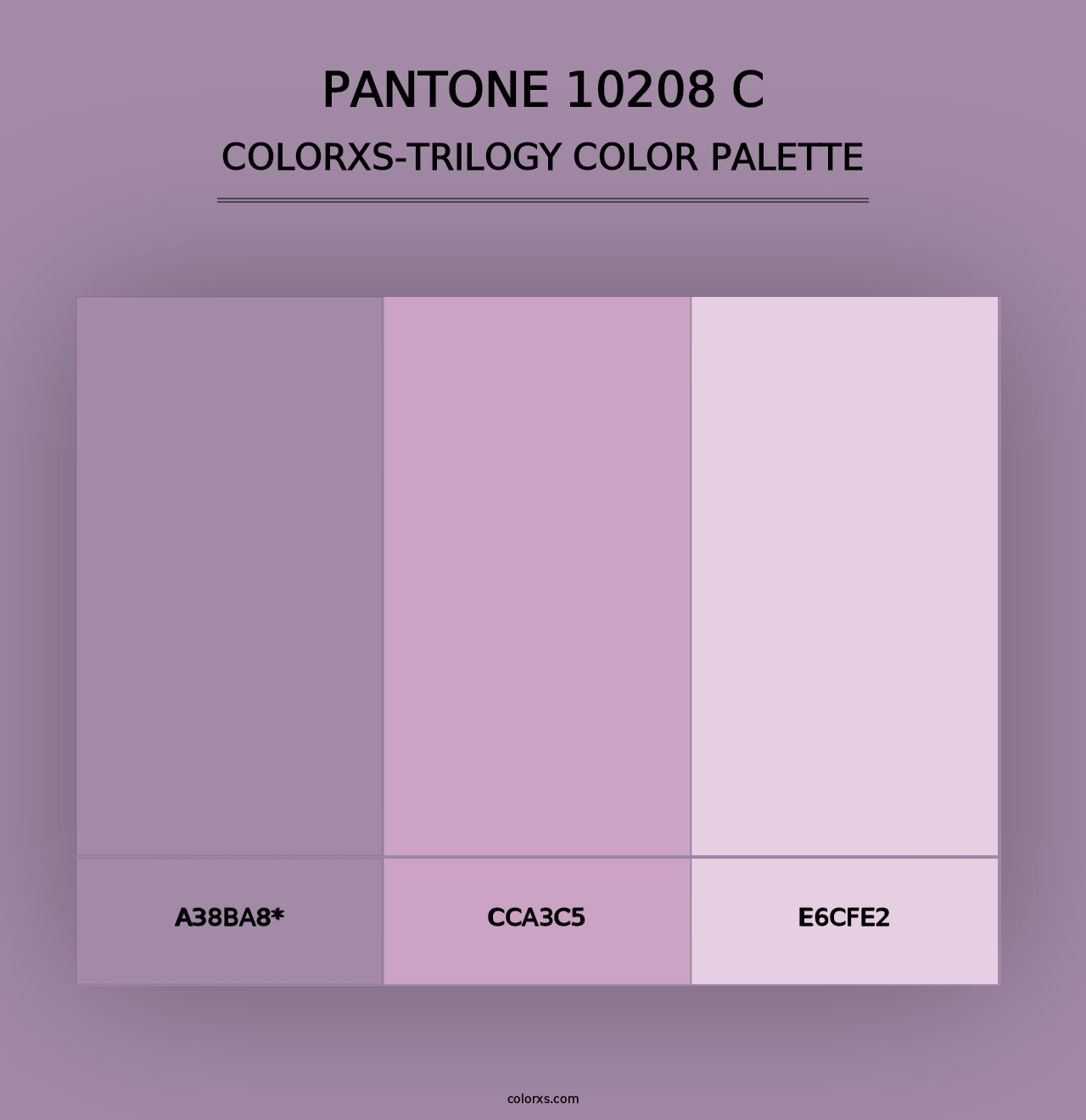 PANTONE 10208 C - Colorxs Trilogy Palette