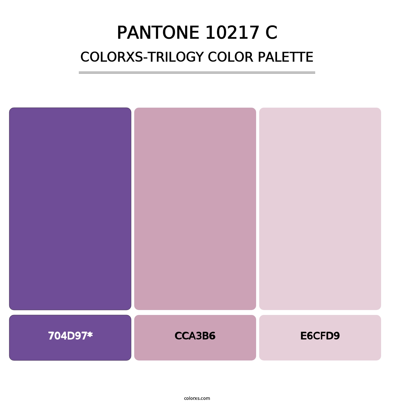 PANTONE 10217 C - Colorxs Trilogy Palette