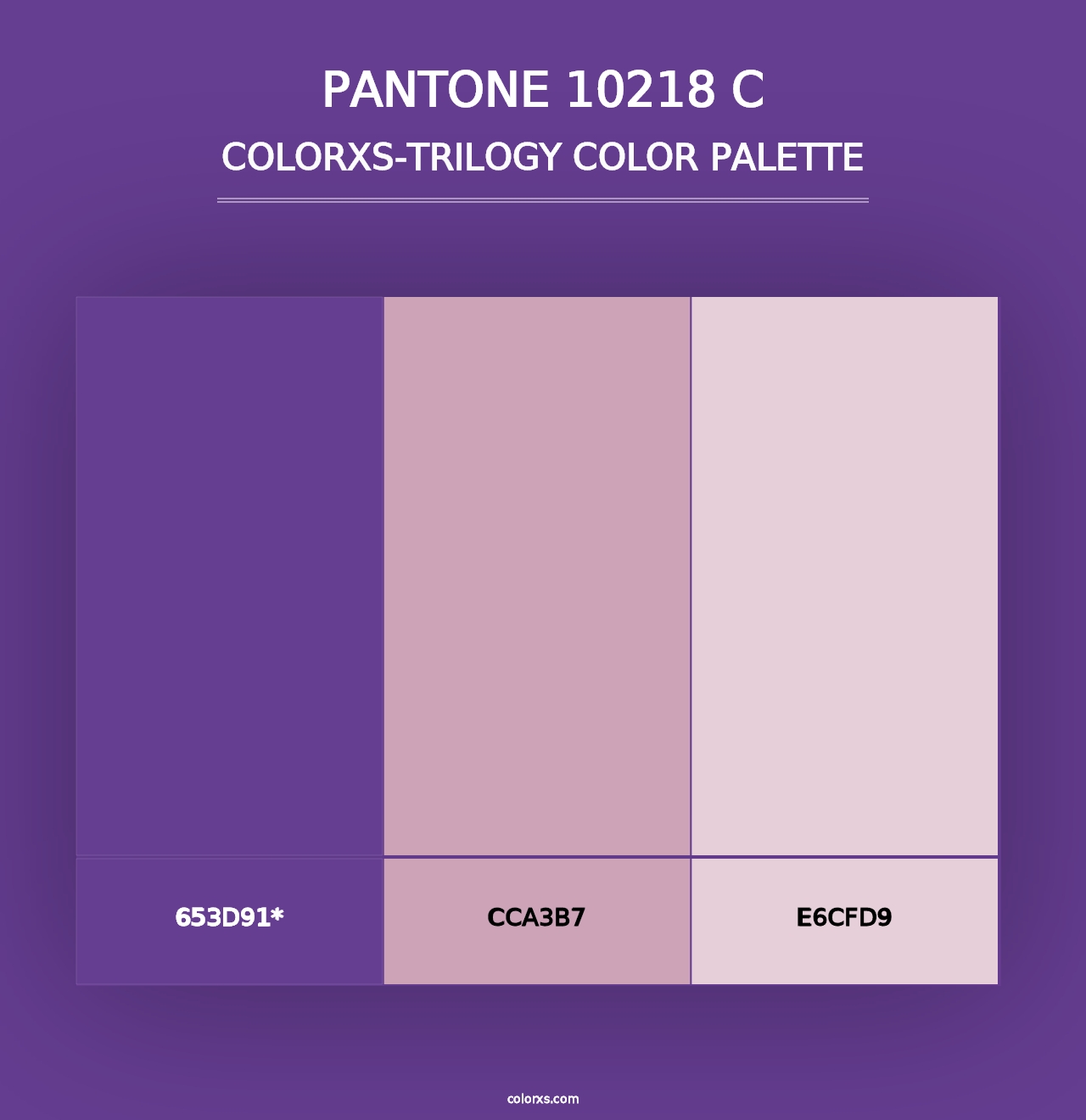 PANTONE 10218 C - Colorxs Trilogy Palette