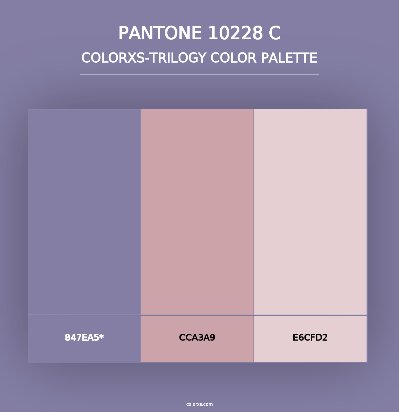 PANTONE 10228 C - Colorxs Trilogy Palette