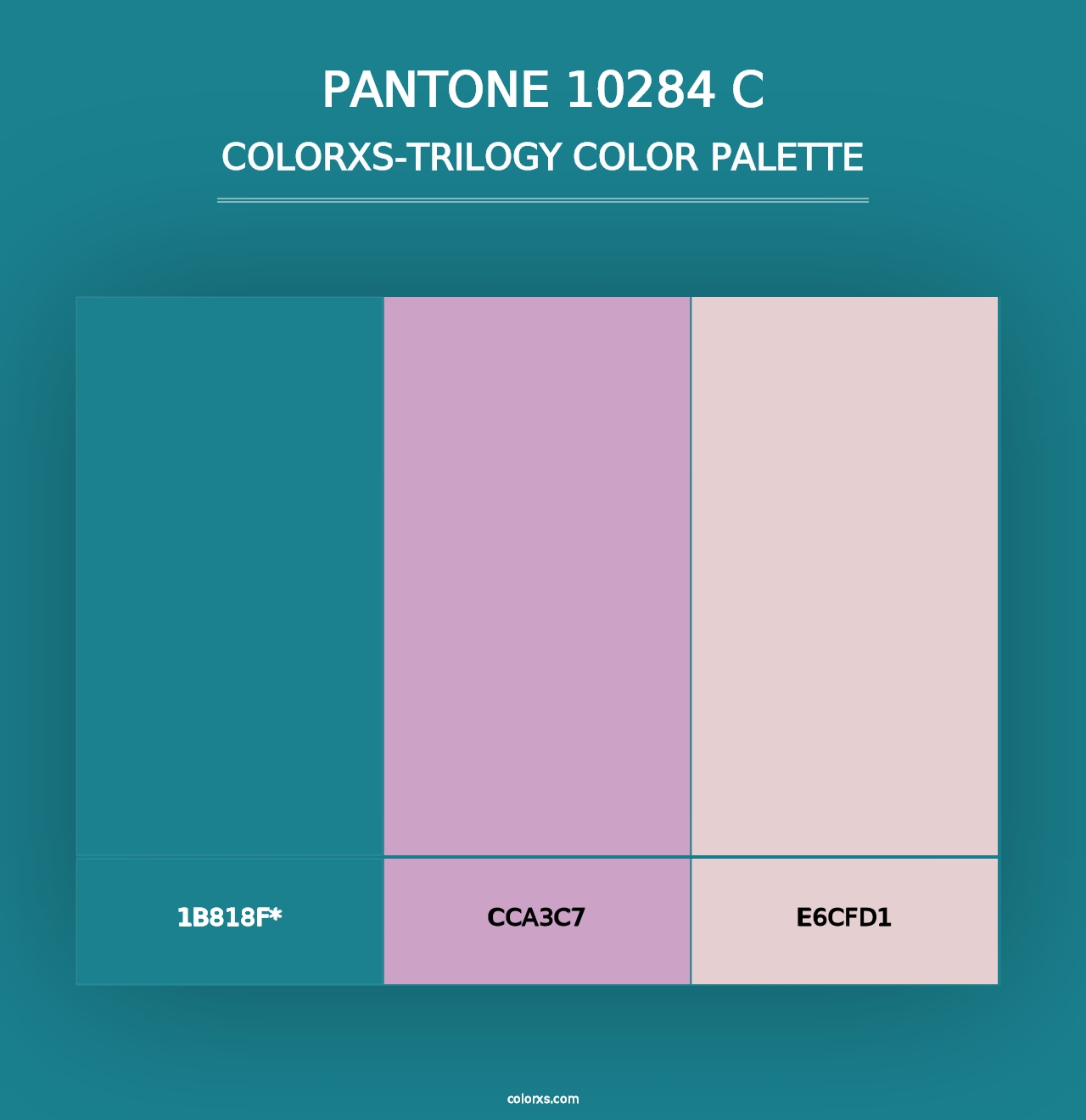 PANTONE 10284 C - Colorxs Trilogy Palette