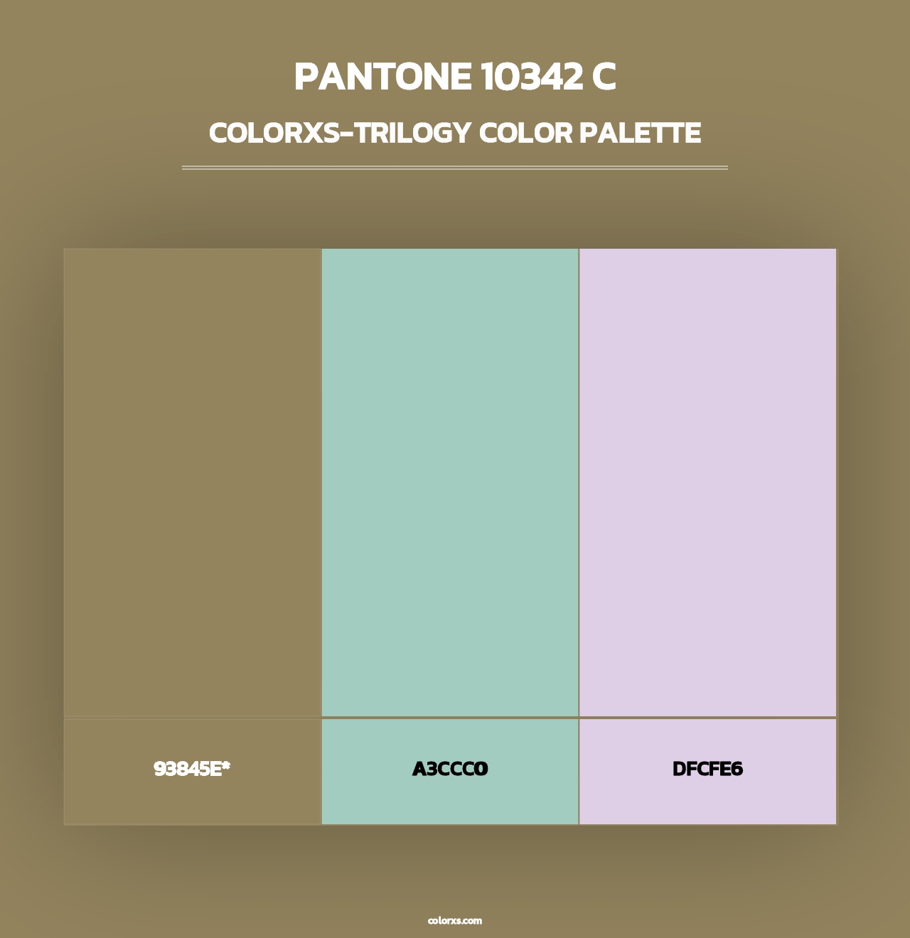 PANTONE 10342 C - Colorxs Trilogy Palette