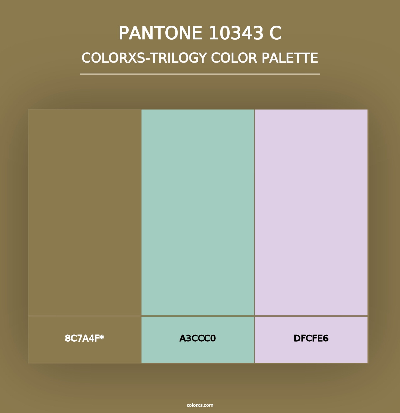 PANTONE 10343 C - Colorxs Trilogy Palette