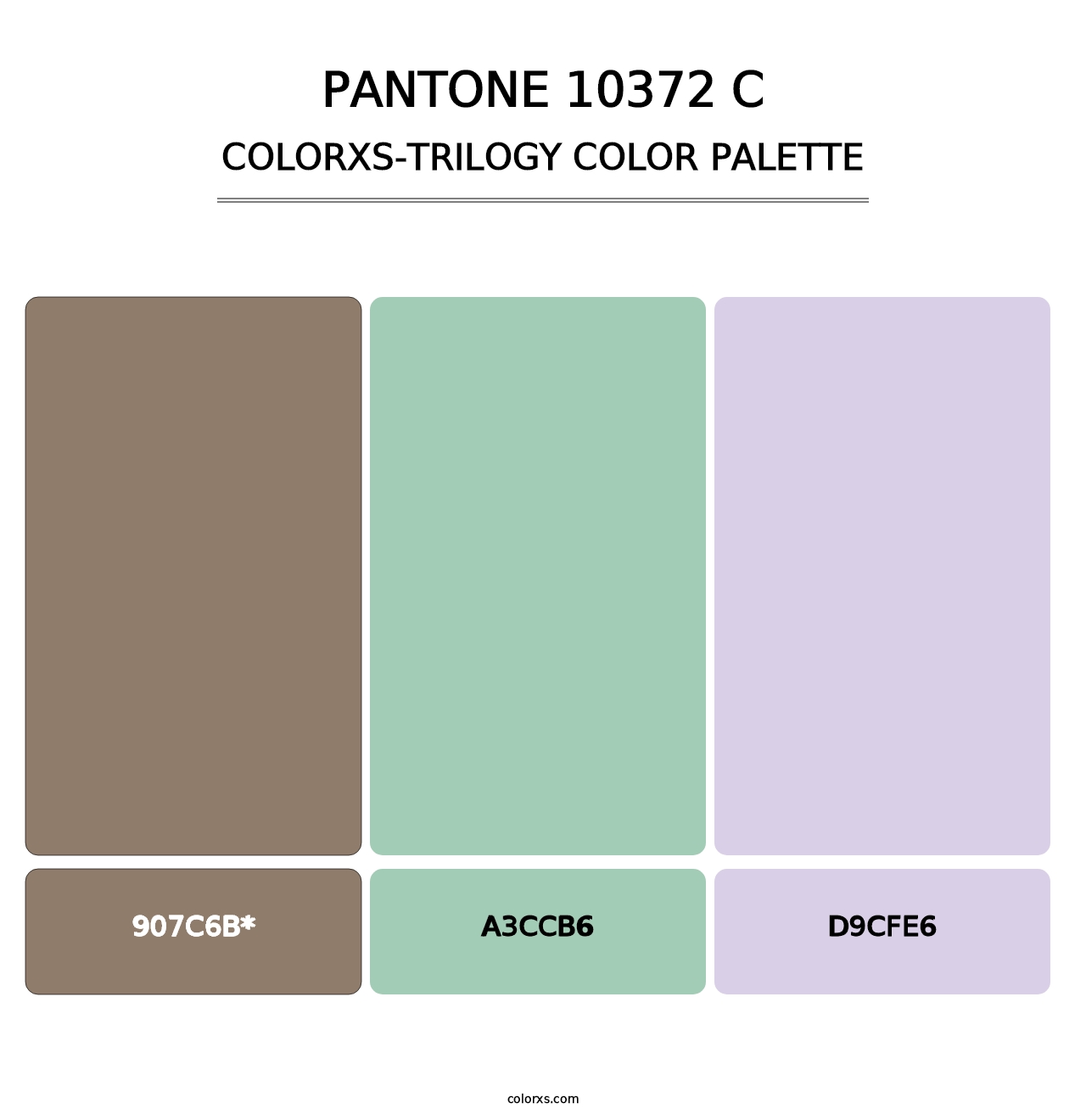 PANTONE 10372 C - Colorxs Trilogy Palette