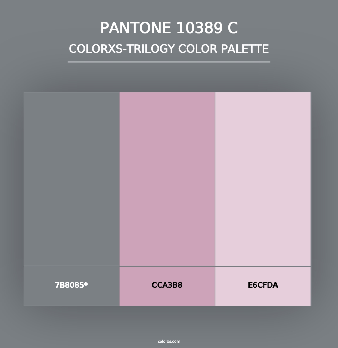 PANTONE 10389 C - Colorxs Trilogy Palette