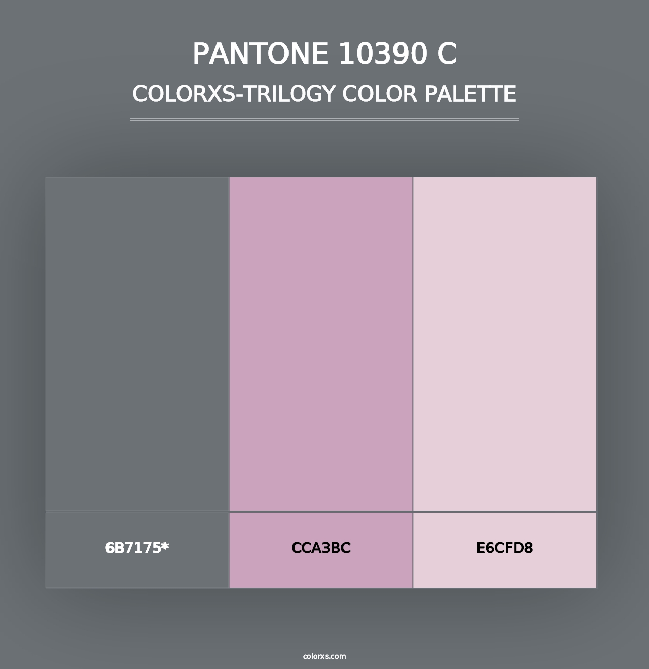 PANTONE 10390 C - Colorxs Trilogy Palette