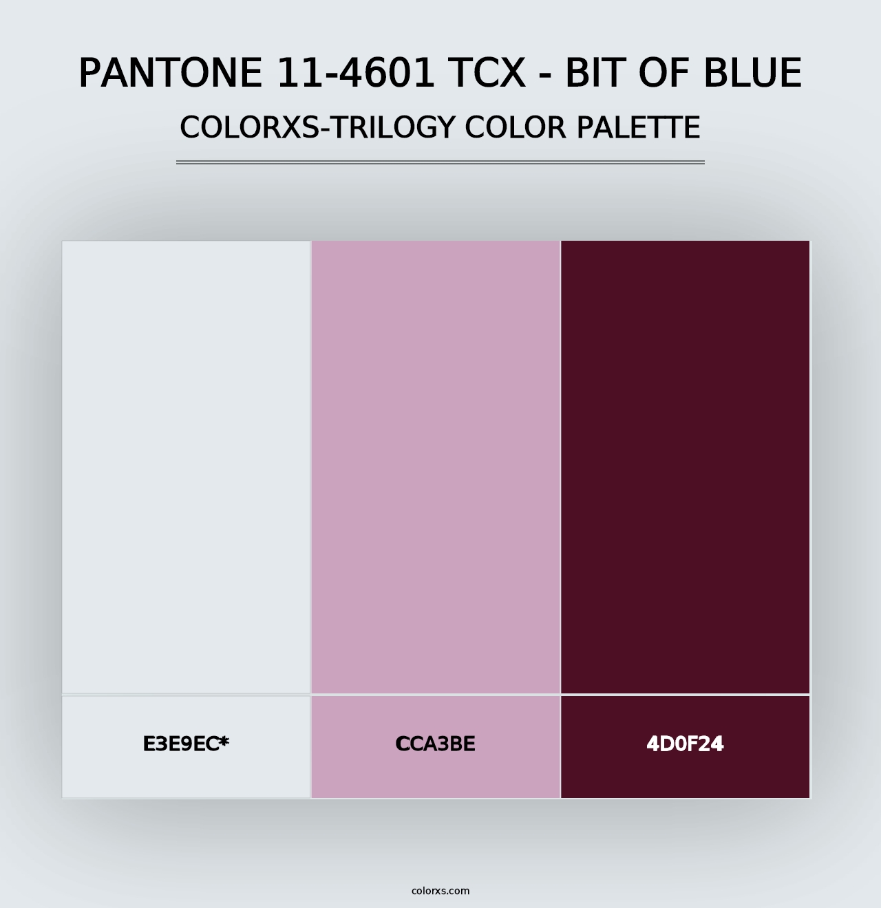 PANTONE 11-4601 TCX - Bit of Blue - Colorxs Trilogy Palette