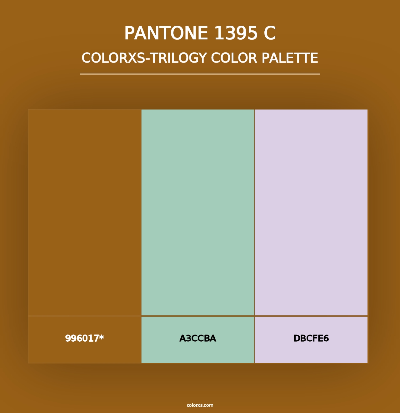 PANTONE 1395 C - Colorxs Trilogy Palette