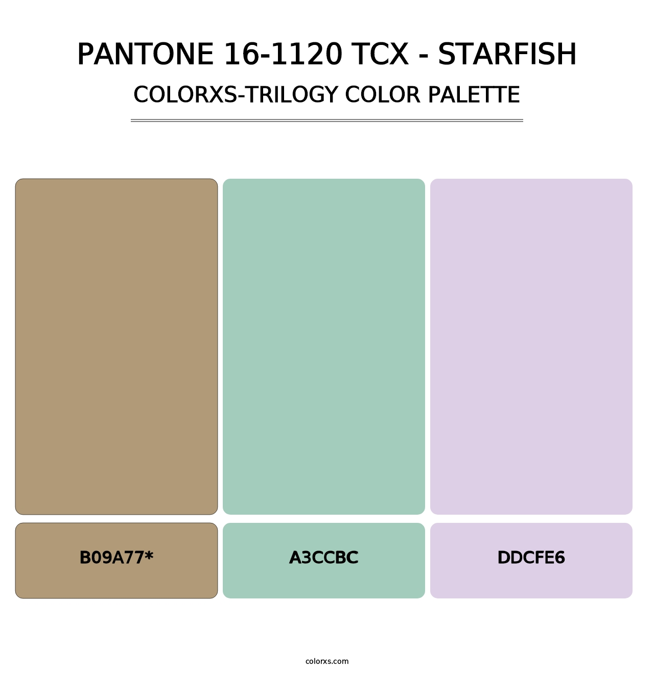 PANTONE 16-1120 TCX - Starfish - Colorxs Trilogy Palette