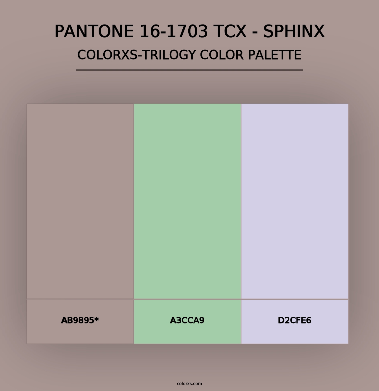 PANTONE 16-1703 TCX - Sphinx - Colorxs Trilogy Palette