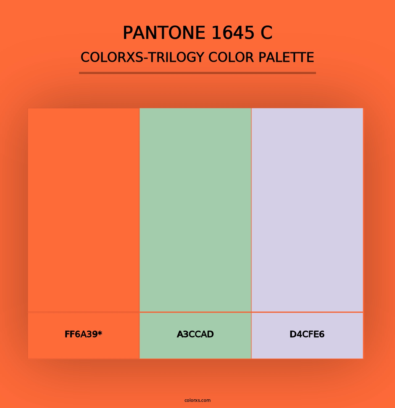 PANTONE 1645 C - Colorxs Trilogy Palette