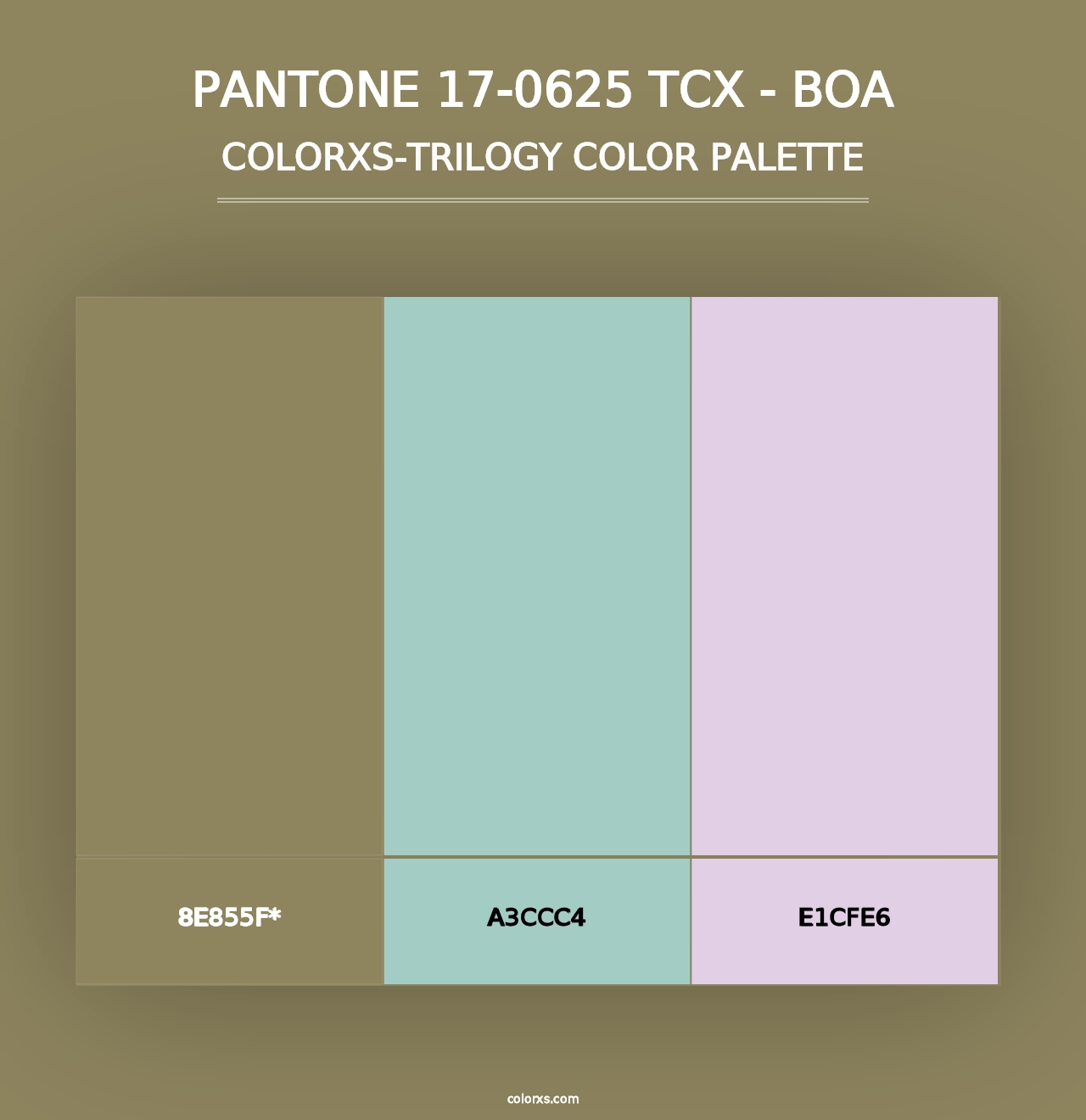 PANTONE 17-0625 TCX - Boa - Colorxs Trilogy Palette