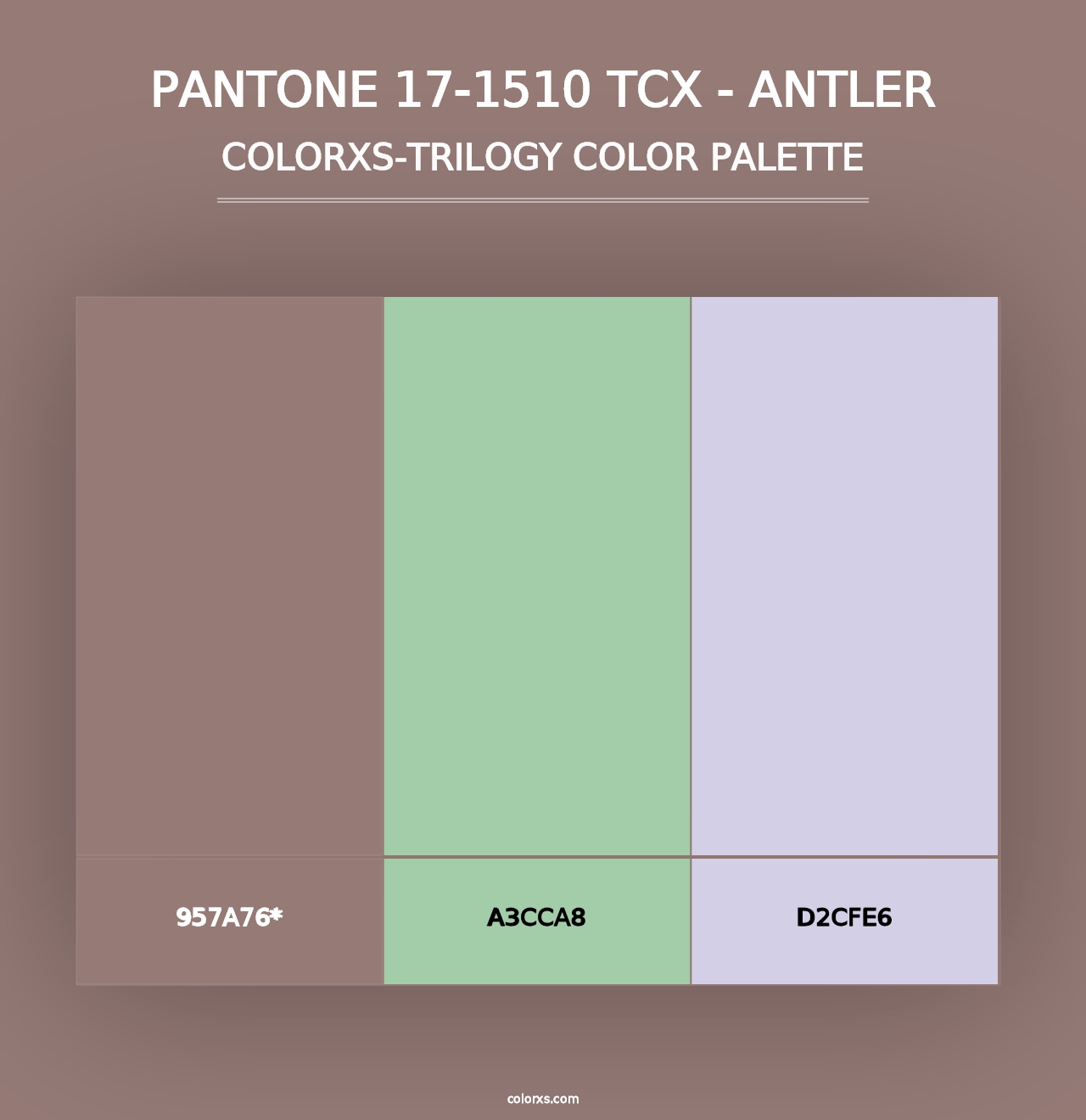 PANTONE 17-1510 TCX - Antler - Colorxs Trilogy Palette