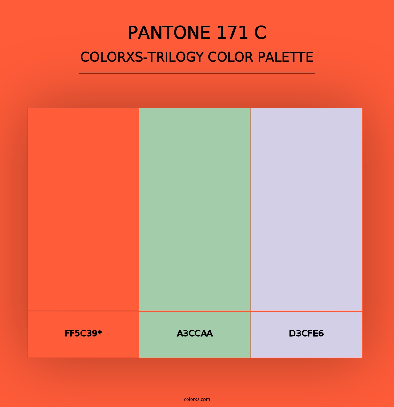 PANTONE 171 C - Colorxs Trilogy Palette