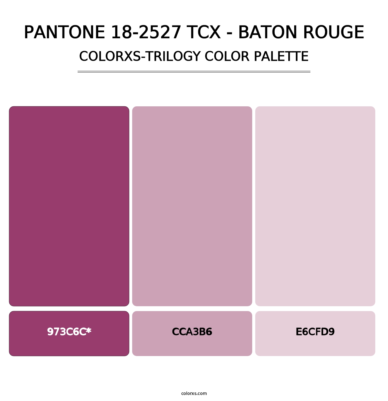 PANTONE 18-2527 TCX - Baton Rouge - Colorxs Trilogy Palette