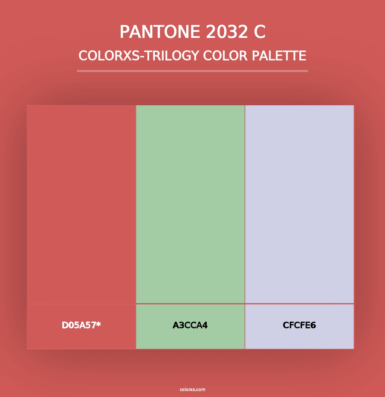 PANTONE 2032 C - Colorxs Trilogy Palette