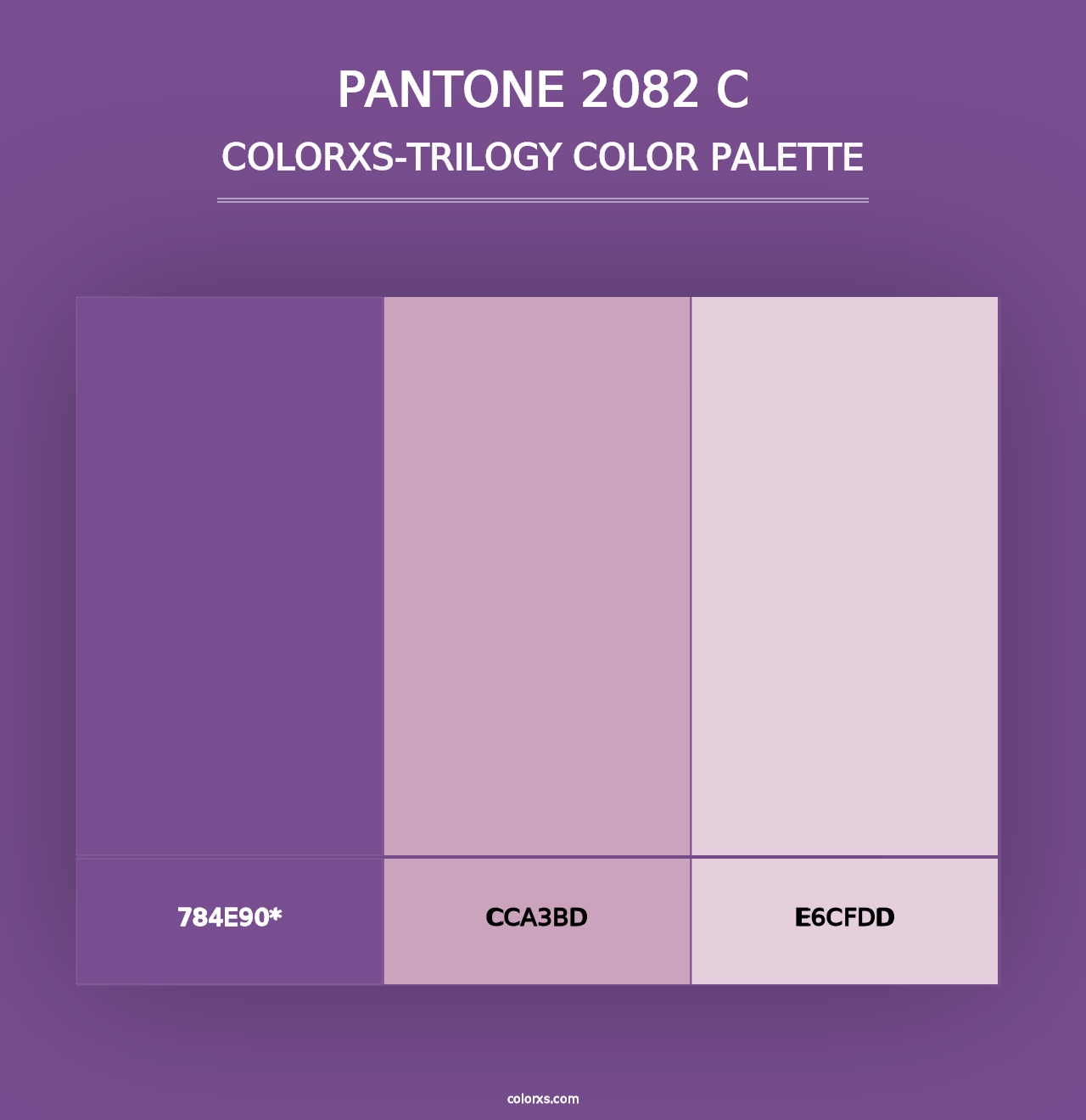 PANTONE 2082 C - Colorxs Trilogy Palette