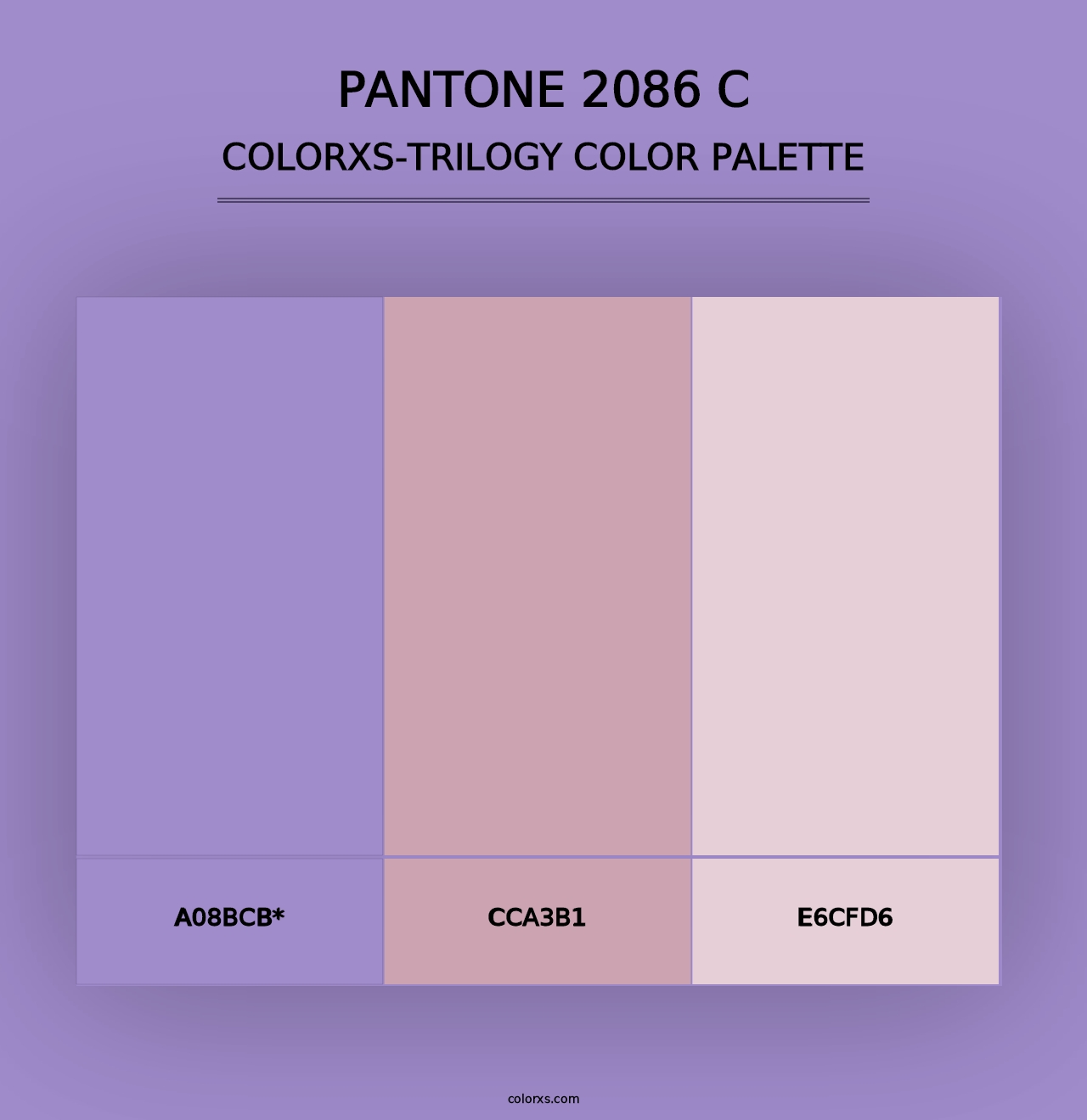 PANTONE 2086 C - Colorxs Trilogy Palette