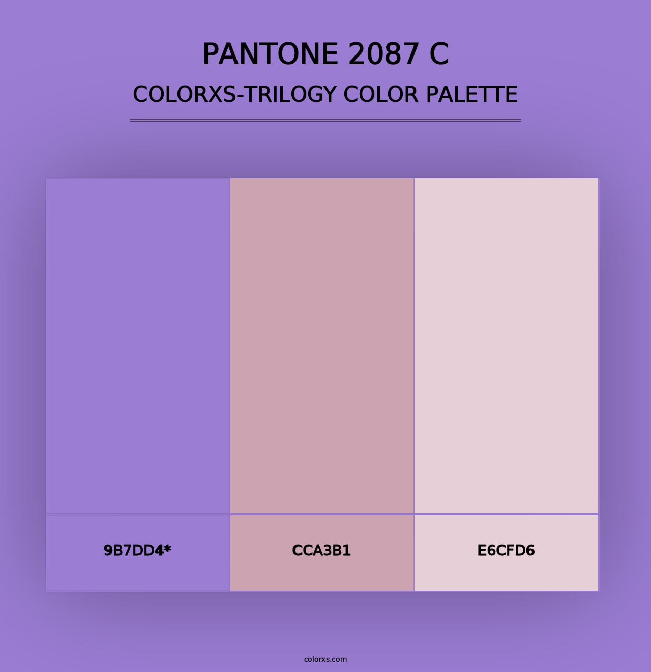 PANTONE 2087 C - Colorxs Trilogy Palette