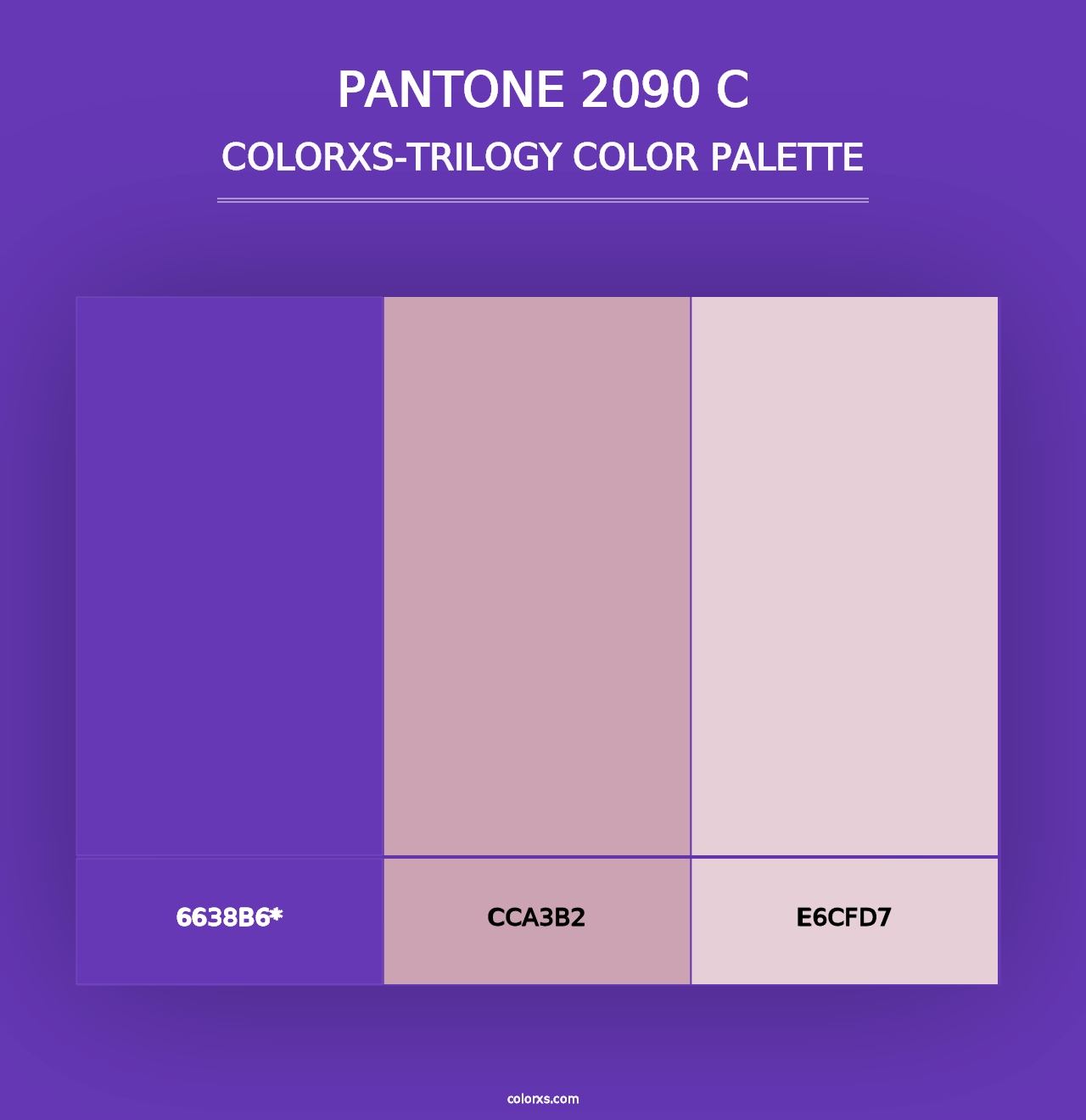 PANTONE 2090 C - Colorxs Trilogy Palette