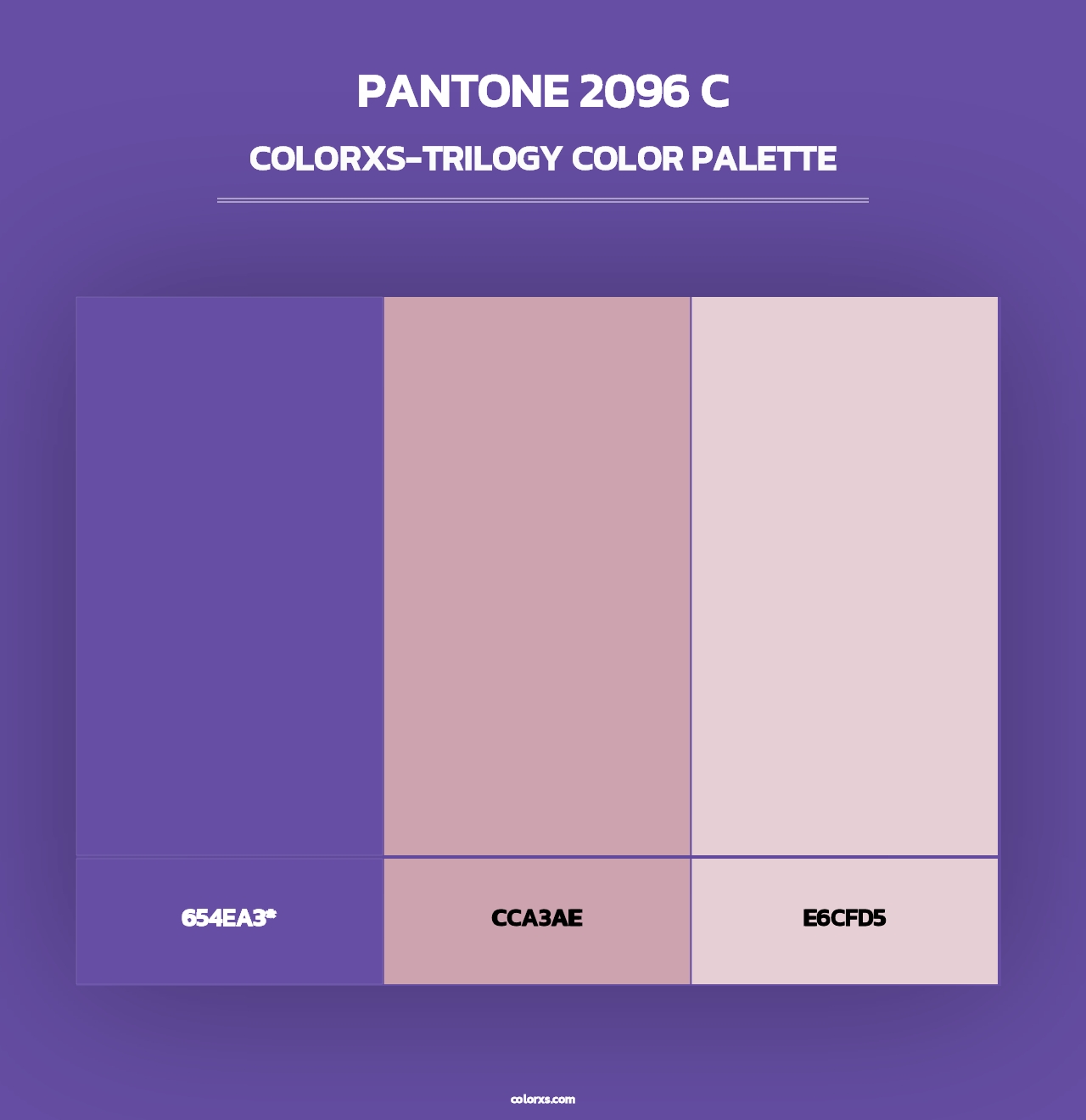 PANTONE 2096 C - Colorxs Trilogy Palette