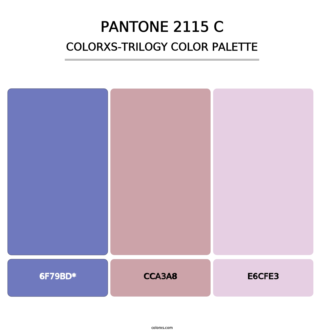 PANTONE 2115 C - Colorxs Trilogy Palette