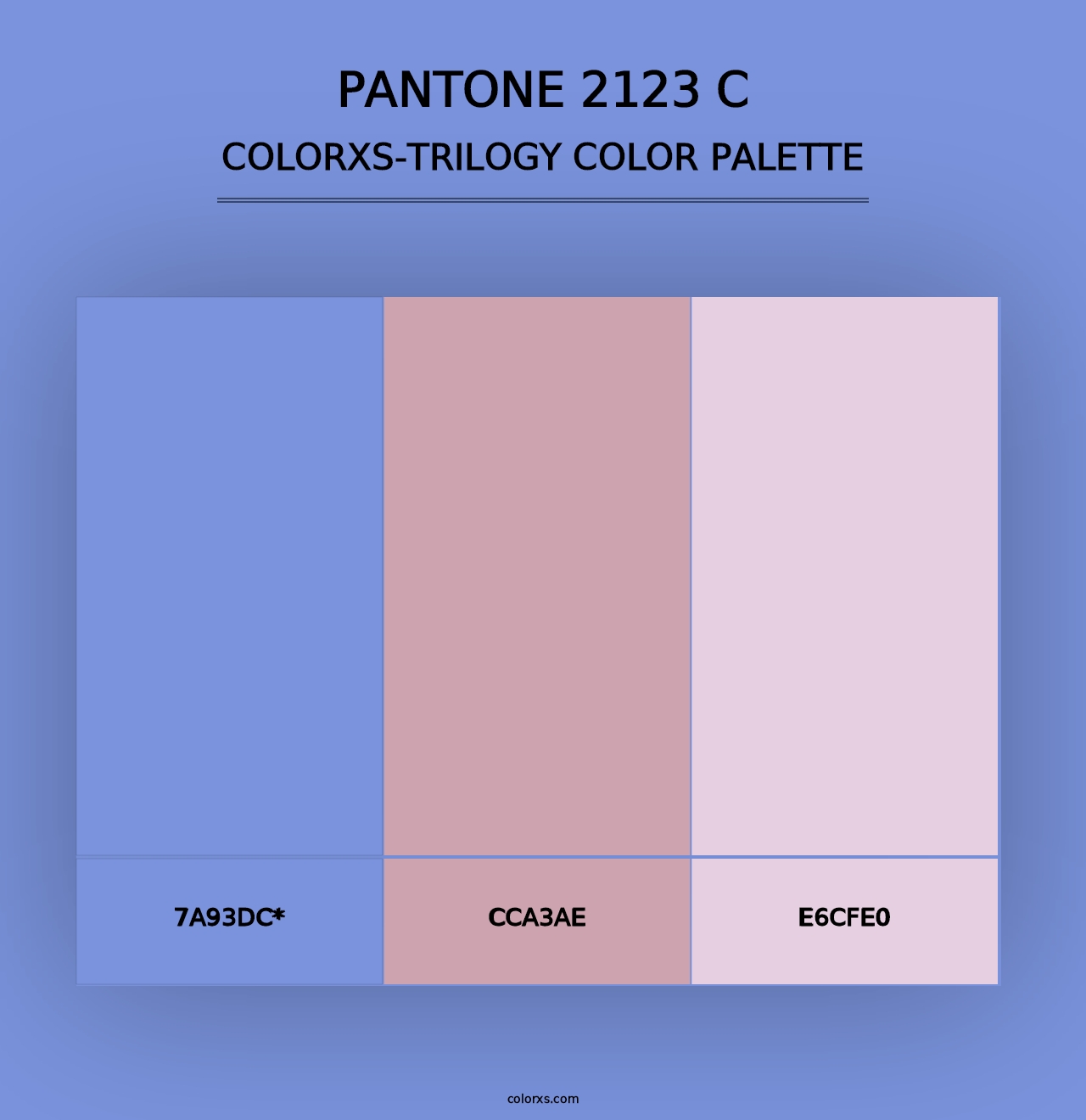 PANTONE 2123 C - Colorxs Trilogy Palette