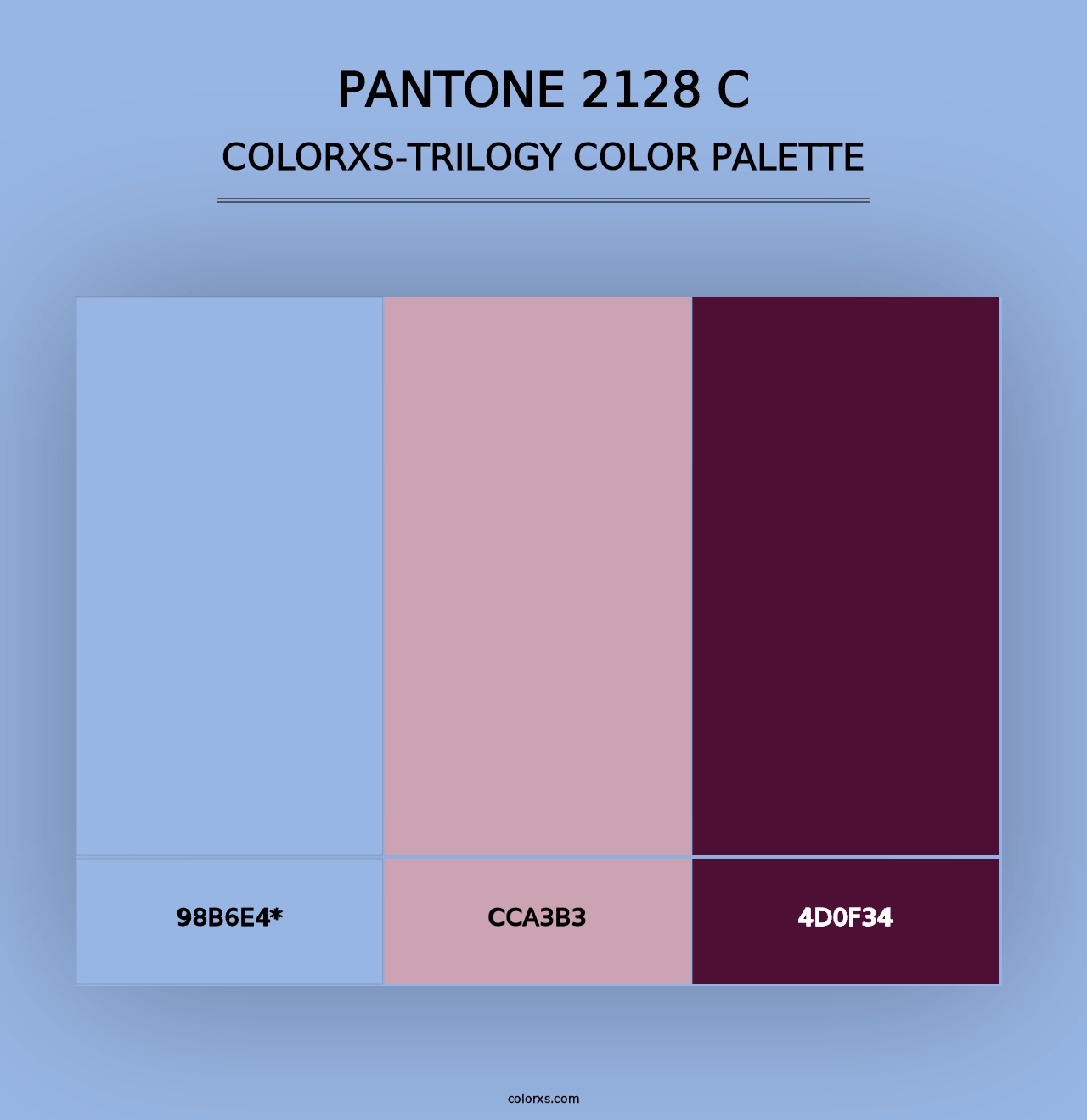 PANTONE 2128 C - Colorxs Trilogy Palette