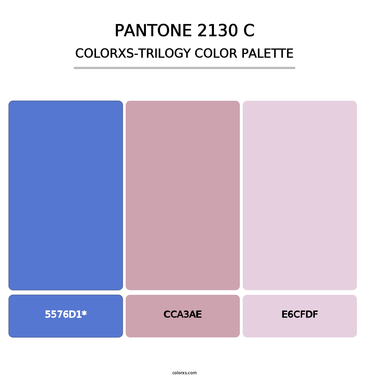 PANTONE 2130 C - Colorxs Trilogy Palette