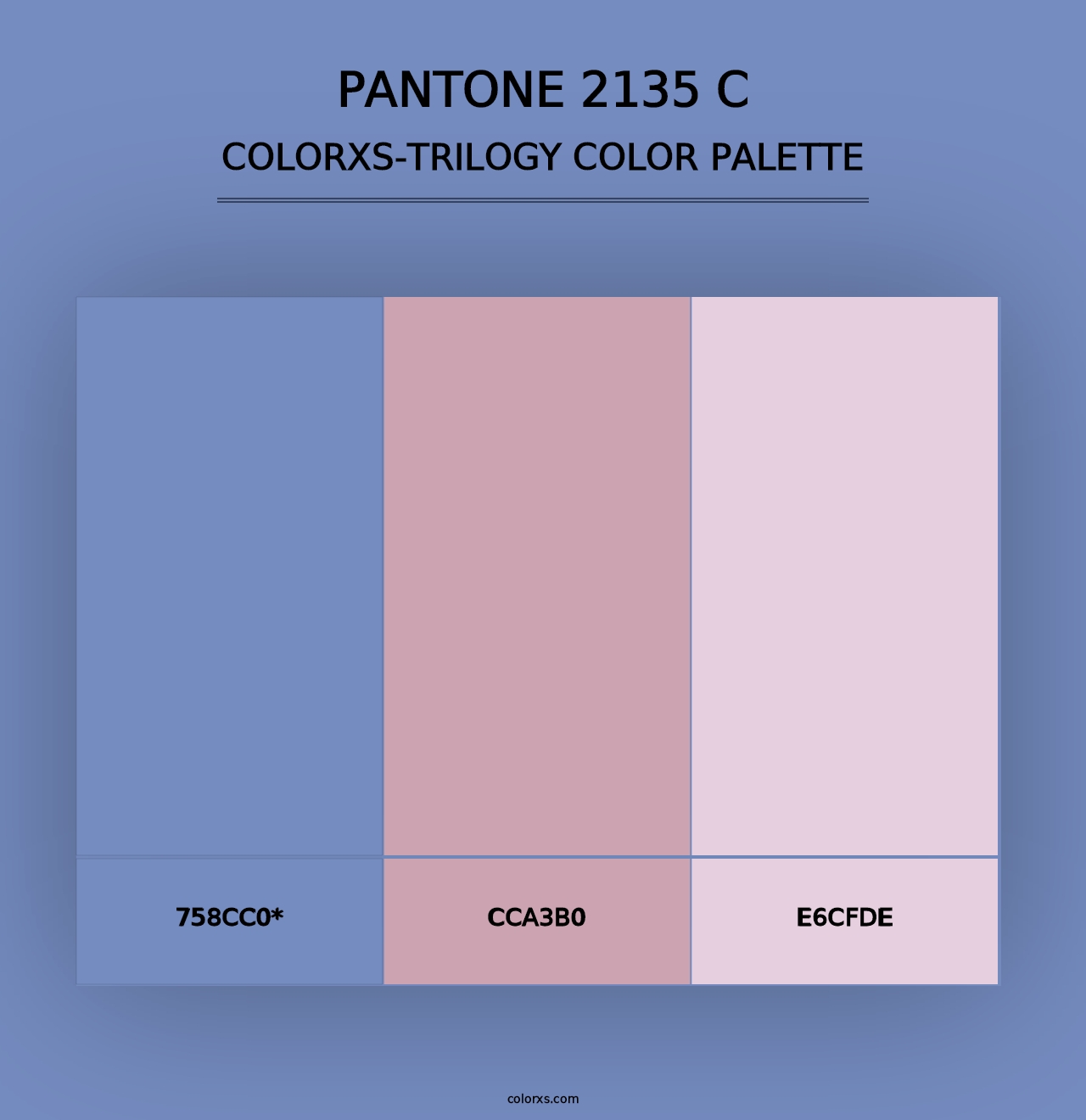 PANTONE 2135 C - Colorxs Trilogy Palette