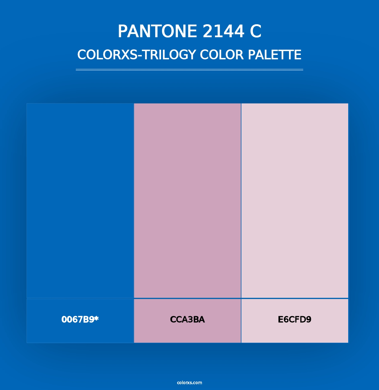 PANTONE 2144 C - Colorxs Trilogy Palette