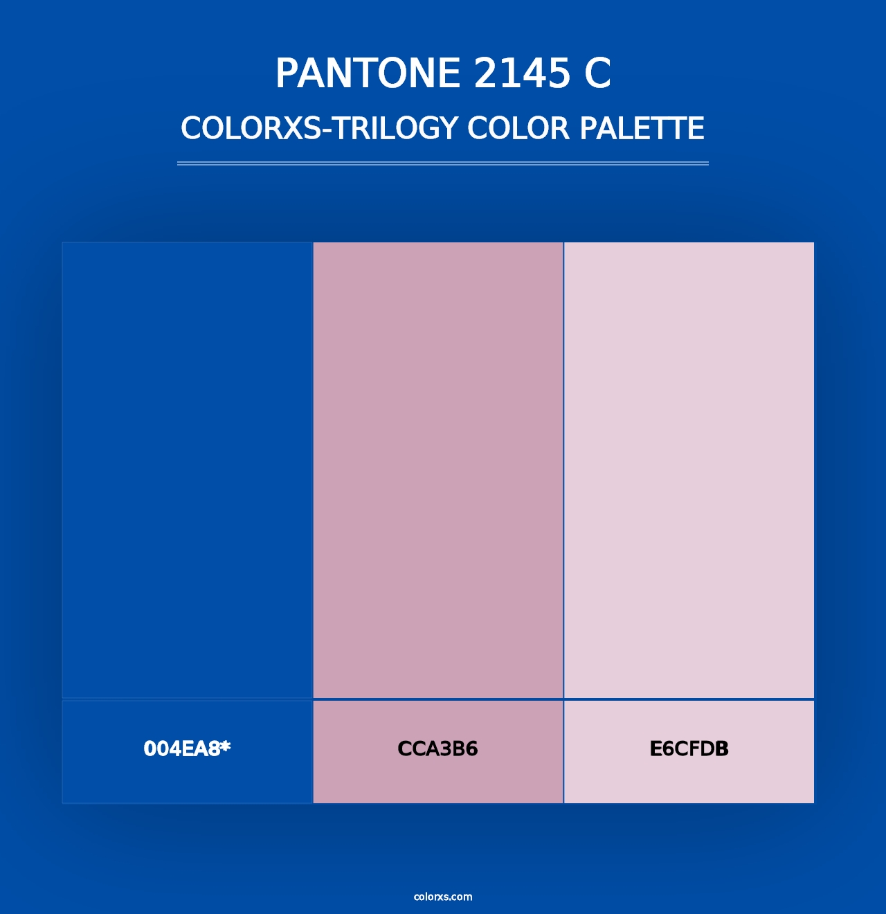 PANTONE 2145 C - Colorxs Trilogy Palette