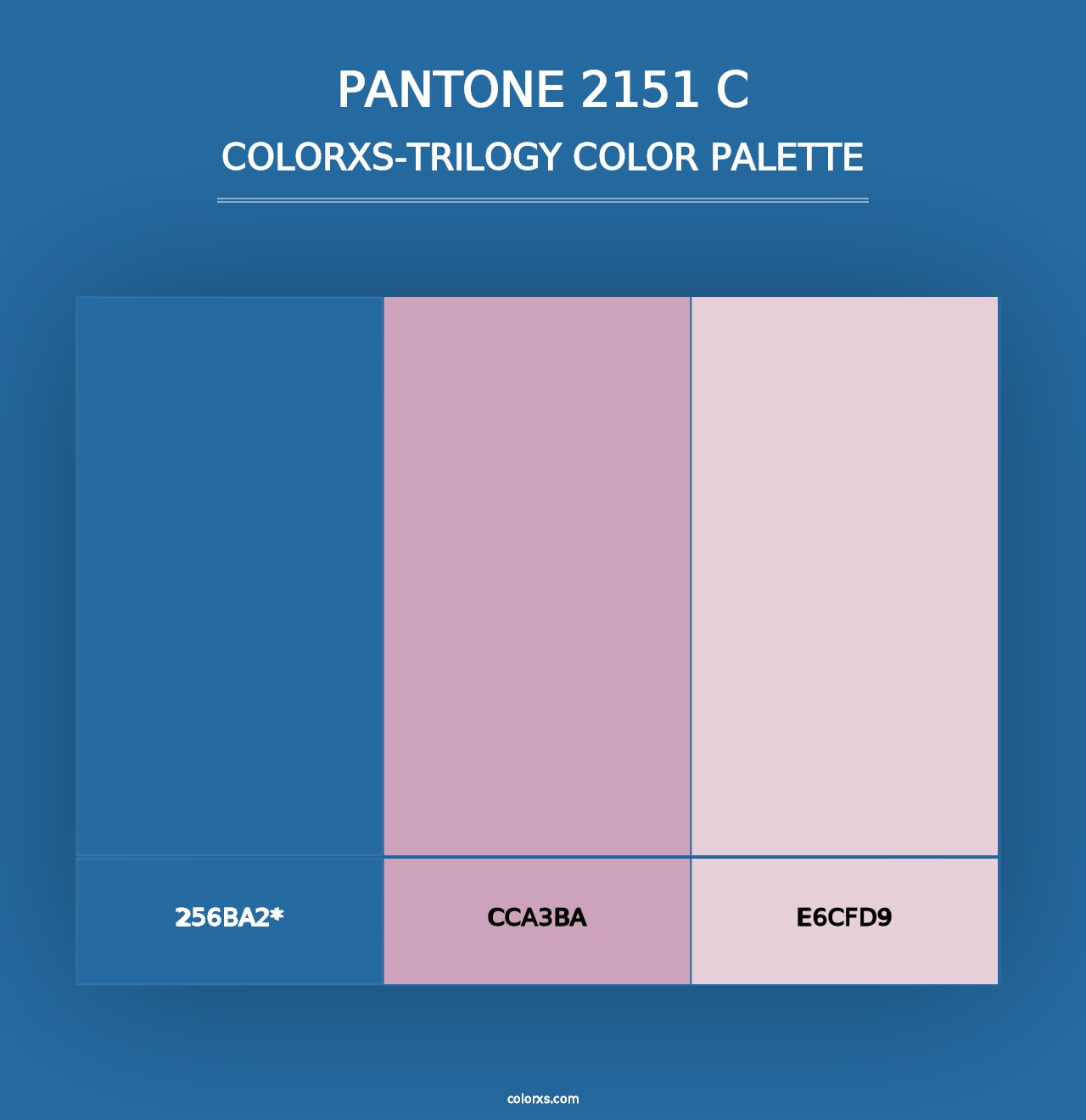 PANTONE 2151 C - Colorxs Trilogy Palette