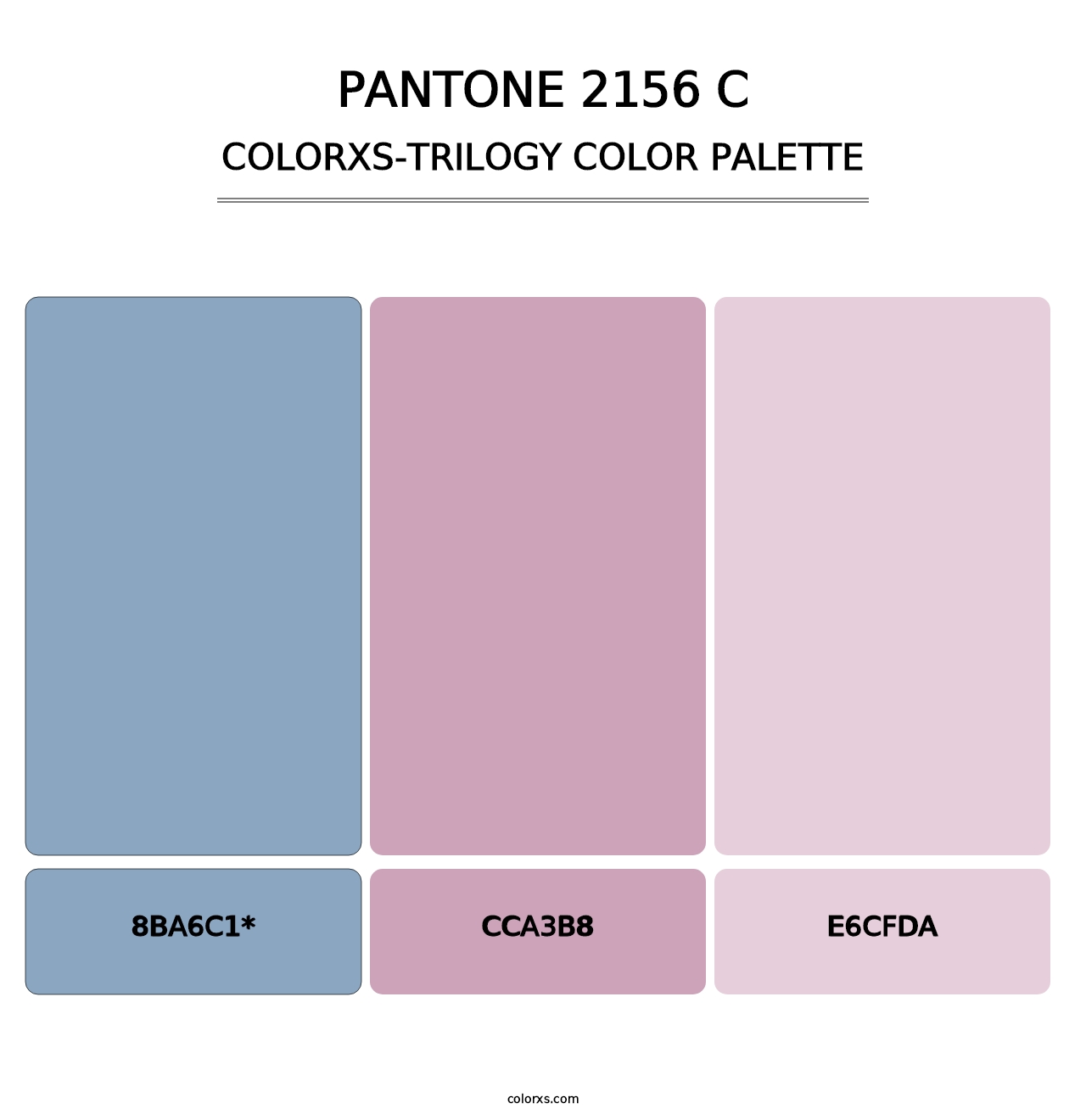 PANTONE 2156 C - Colorxs Trilogy Palette