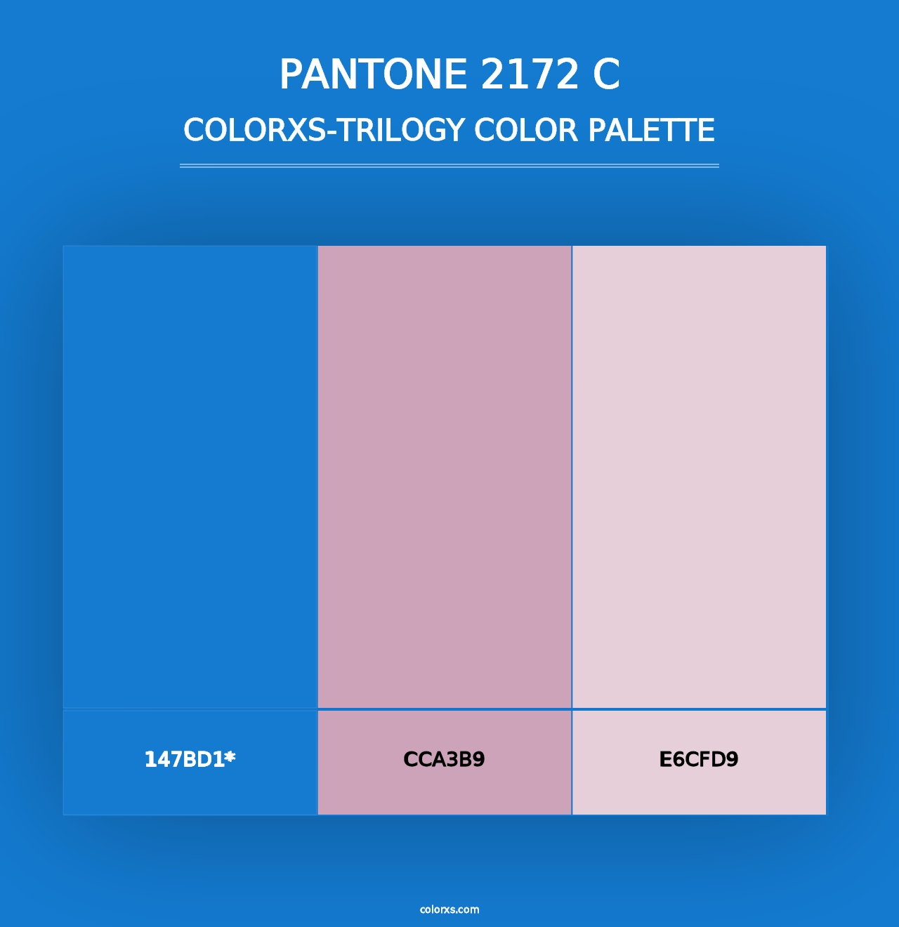 PANTONE 2172 C - Colorxs Trilogy Palette