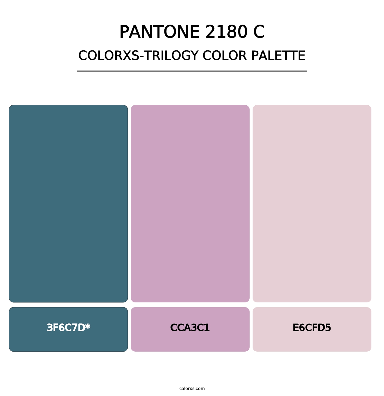 PANTONE 2180 C - Colorxs Trilogy Palette