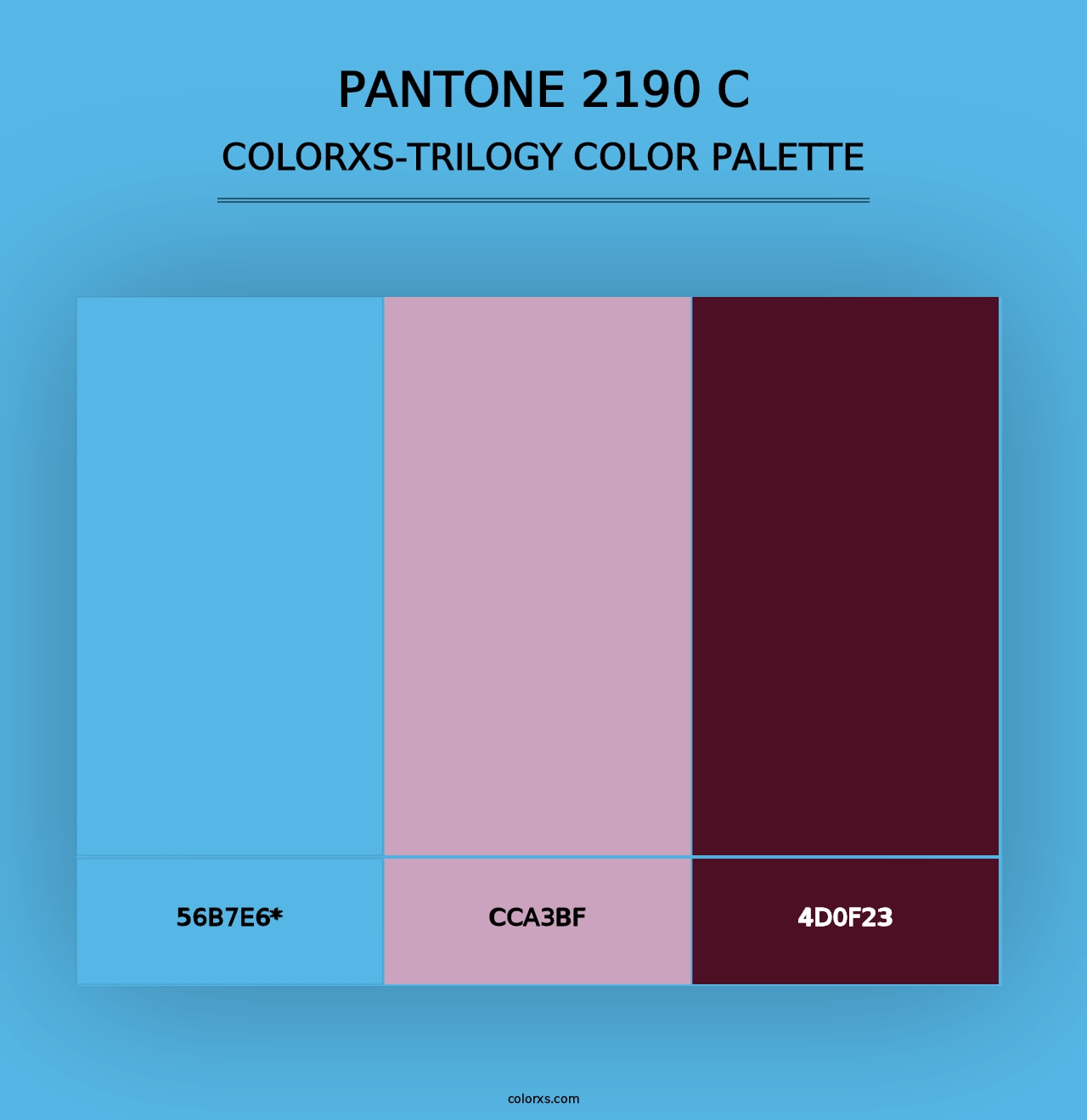 PANTONE 2190 C - Colorxs Trilogy Palette