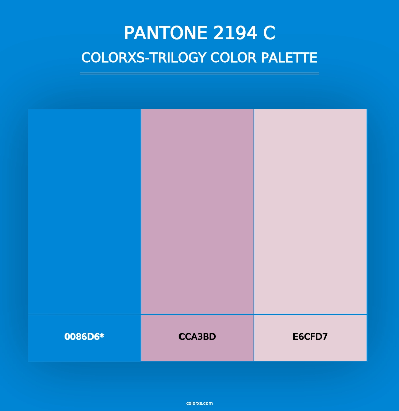 PANTONE 2194 C - Colorxs Trilogy Palette