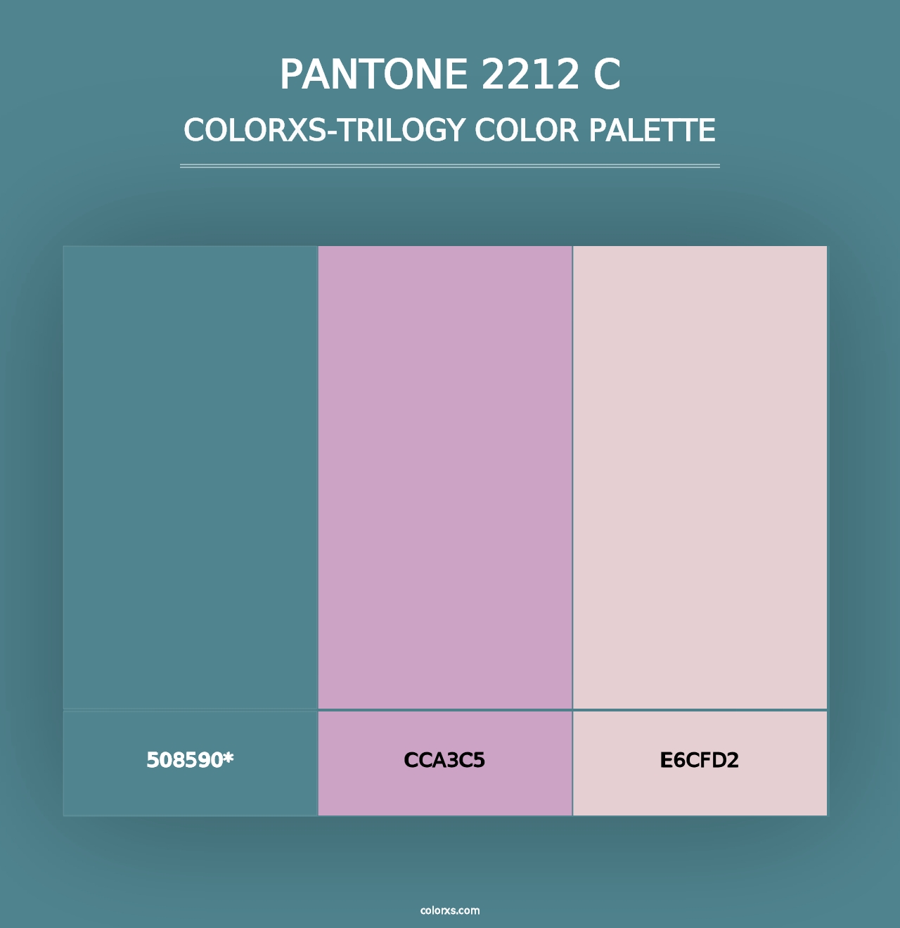 PANTONE 2212 C - Colorxs Trilogy Palette